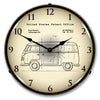 1975 Volkswagen Bus Patent LED Clock