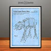 1982 George Lucas Toy Vehicle Patent Print Light Blue