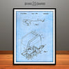 1984 First Computer Mouse Patent Print Light Blue