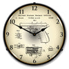 1985 Glock Automatic Gun Patent LED Clock