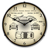 1990 Porsche 911 Patent LED Clock