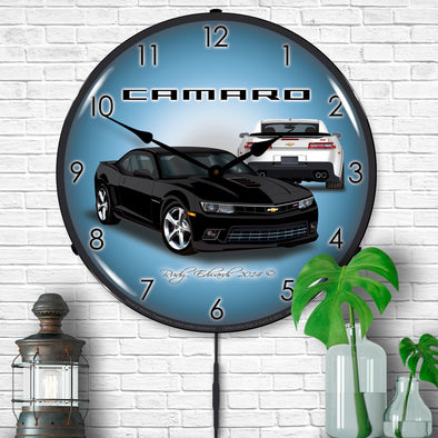 2014 SS Camaro Black LED Clock