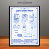 Vintage African American Patent Prints Blueprint