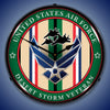 Air Force Veteran Operation Desert Storm LED Clock