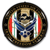 Air Force Veteran Operation Iraqi Freedom LED Clock