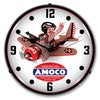 Amoco Aviation LED Clock  