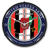 Army Veteran Operation Enduring Freedom LED Clock