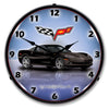C6 Corvette Black LED Clock