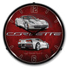 C7 Corvette Blade Silver LED Clock