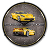 C7 Corvette Velocity Yellow LED Clock