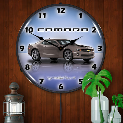 Camaro G5 Cyber Grey LED Clock