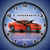 Camaro SS G5 Orange LED Clock