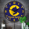 Chessie System Railroad LED Clock