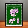 My Little Pony - Blossom - Colorized Patent Print Dark Green