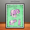 My Little Pony - Blossom - Colorized Patent Print Light Green