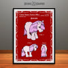My Little Pony - Blossom - Colorized Patent Print Red