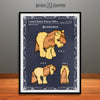 My Little Pony, Butterscotch, Colorized Patent Print Blackboard