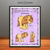 My Little Pony, Butterscotch, Colorized Patent Print Lavender
