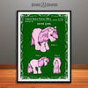 My Little Pony, Cotton Candy, Colorized Patent Print Dark Green