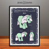 My Little Pony - Minty - Colorized Patent Print Blackboard