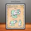 My Little Pony - Minty - Colorized Patent Print Antique Paper