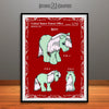 My Little Pony - Minty - Colorized Patent Print Red
