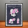My Little Pony - Snuzzle - Colorized Patent Print Blackboard