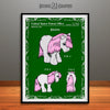 My Little Pony - Snuzzle - Colorized Patent Print Dark Green