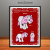 My Little Pony - Snuzzle - Colorized Patent Print Red