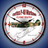Curtiss P-40 Warhawk Aviation LED Clock