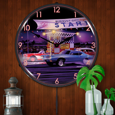 Drag City LED Clock
