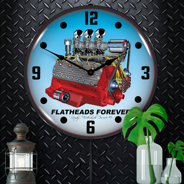 Flathead V8 LED Clock