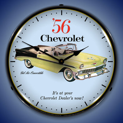 1956 Chevrolet Bel Air Convertible LED Clock