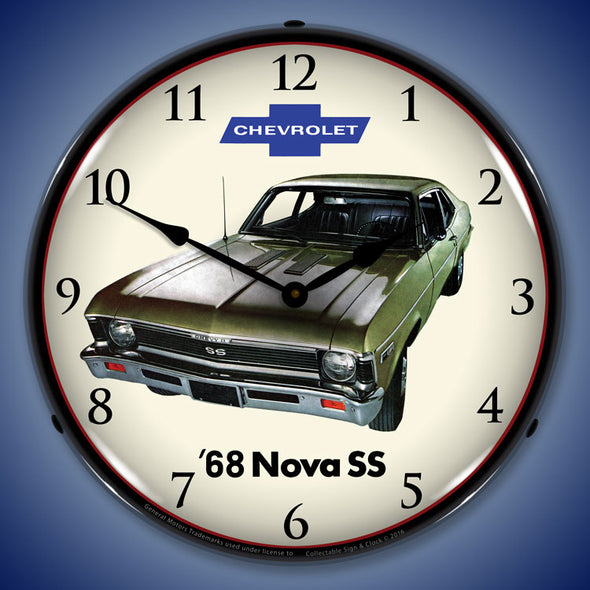1968 Nova Super Sport LED Clock