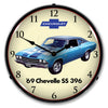 1969 Chevelle SS 396 LED Clock