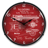 Gatling Gun Patent LED Clock