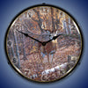 Great Eight-Whitetail Deer Wildlife LED Clock