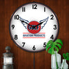Gulf Aviation LED Clock