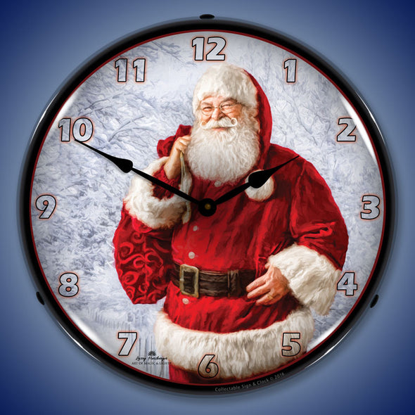 Jolly Santa LED Clock