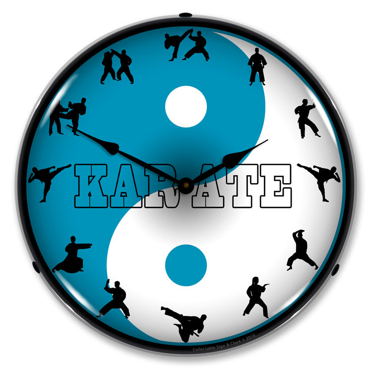 Kickboxing Clock Karate LED Clock – Studio 21 Graphix