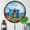 Los Angeles City Skyline LED Clock