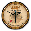 Libra Zodiac LED Clock