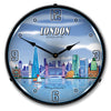 London City Skyline LED Clock