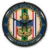 Navy Veteran Operation Desert Storm LED Clock