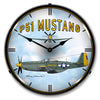 P51 Mustang Aviation LED Clock