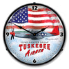 P51 Mustang Clock Tuskegee Airmen Aviation LED Clock