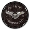 Ride to be Free LED Clock