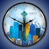 Seattle City Skyline LED Clock