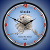 State of Alaska LED Clock