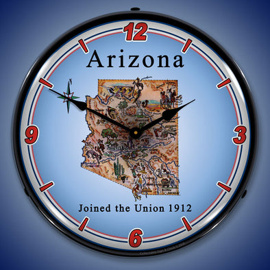 State of Arizona LED Clock